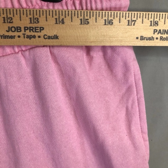 Barbie Pink Sweatpants Big Logo Juniors Size XL Barbie Core - Picture 5 of 7